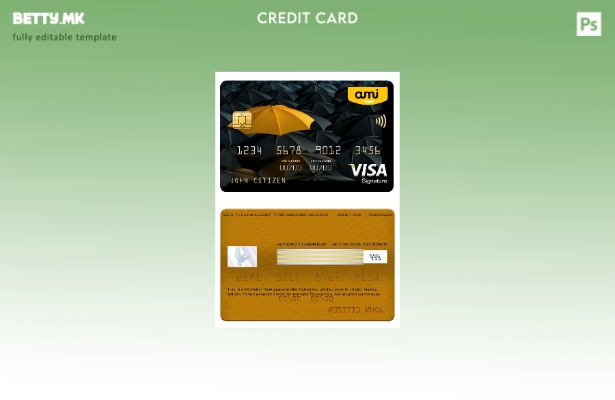 модерен стил Нов Зеланд Ami Insurance Limited Шаблон за картичка за потпис на ба